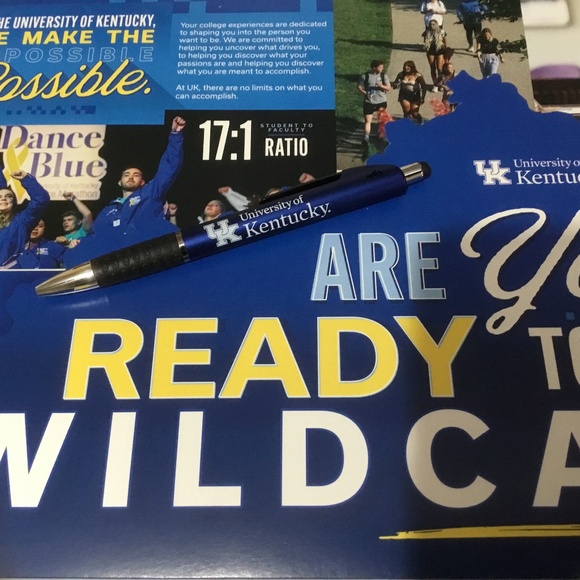 University of Kentucky Undergraduate 2025 Brochure, Ink Pen, and Stickers - Picture 2 of 6